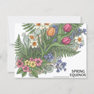 Spring Equinox Postcard
