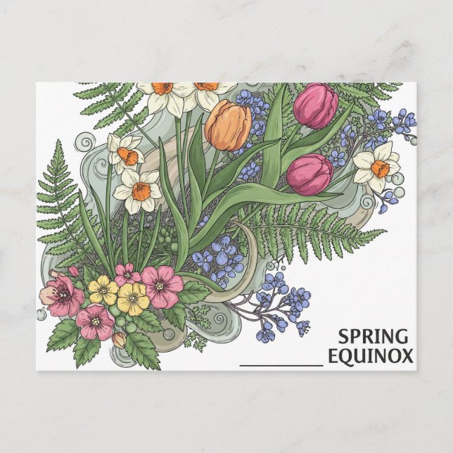 Spring Equinox Postcard (Front)