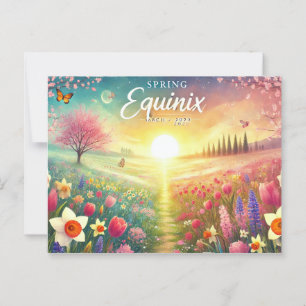 Spring Equinox Postcard