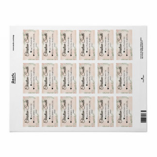 🌸 SPRING — “Ethereal Garden” Address Label