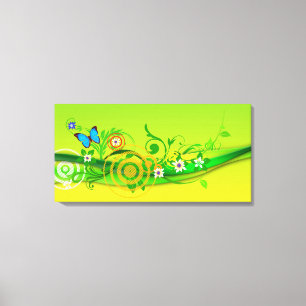 Spring Explosion Wrapped Canvas