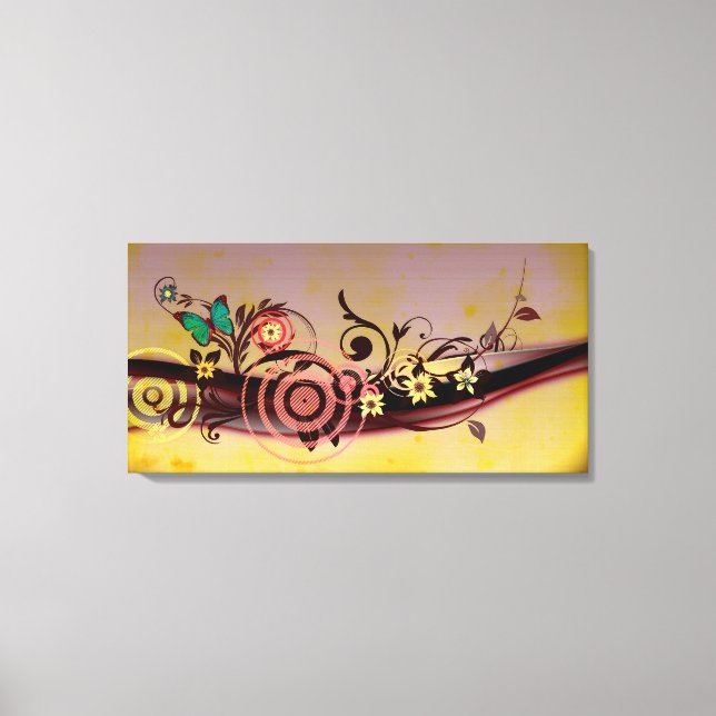 Spring Explosion Wrapped Canvas (Front)
