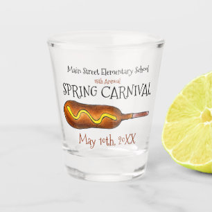 Spring Fair Carnival Festival Corn Dog Corndog Shot Glass