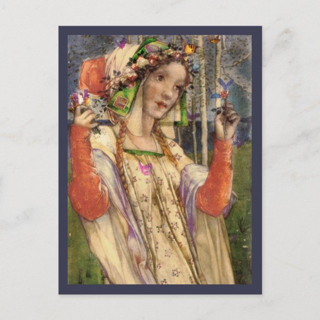 Spring Fairy Land Postcard (Front)