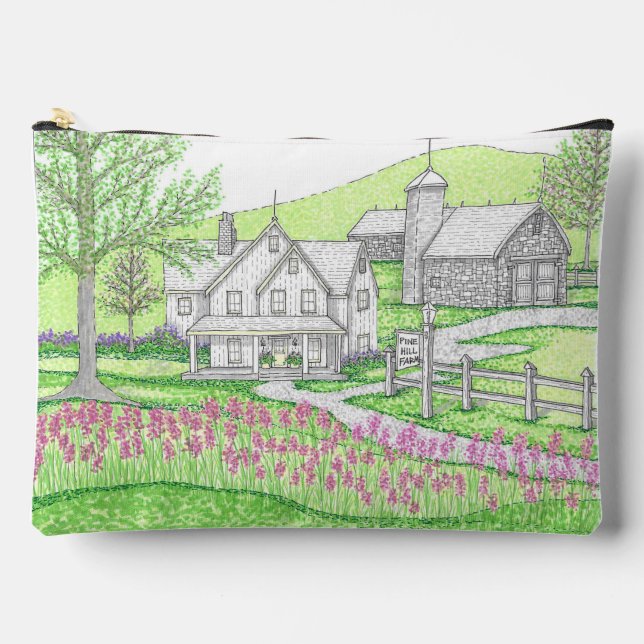 Spring Farm Large Accessory Bag (Front)