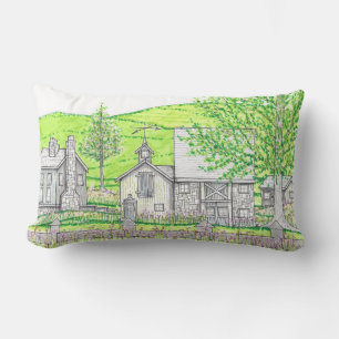 Spring Farm Outdoor Lumbar Pillow