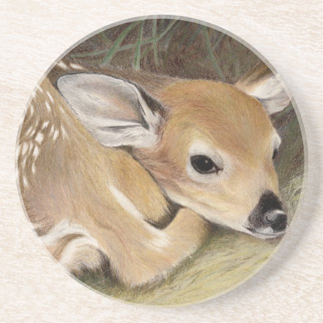 Spring Fawn Coaster (Front)