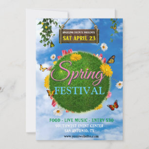 Spring Festival Flyer Template
