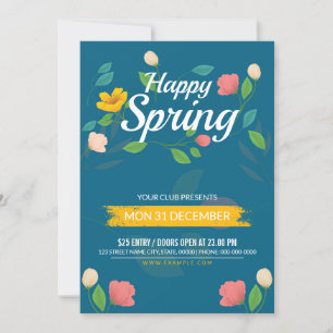 Spring Festival Flyer Template