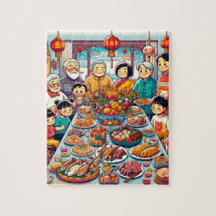 Spring festival jigsaw puzzle