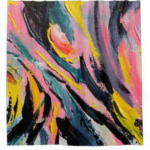 Spring Festival. Multicolored texture painting. Ab