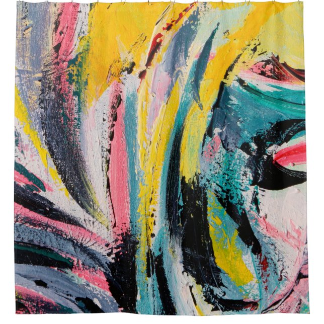 Spring Festival. Multicolored texture painting. Ab (Front)