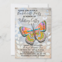 Spring Fling Bachelorette Party Invitation