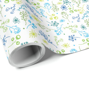 Spring Fling Floral Wrapping Paper