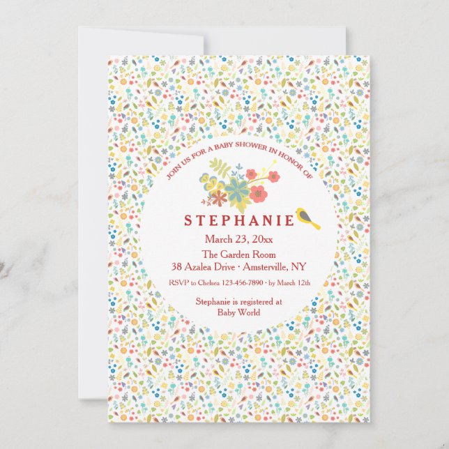 Spring Fling Invitation (Front)