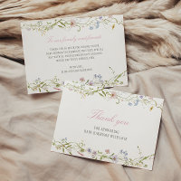 Spring Floral Border Baby Shower