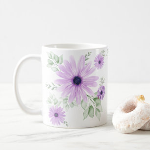 Spring Floral Botanical Pattern Colourful Coffee Mug