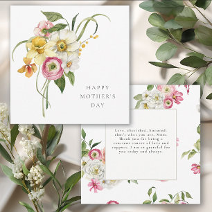 Spring Floral Bouquet Mother's Day Invitation