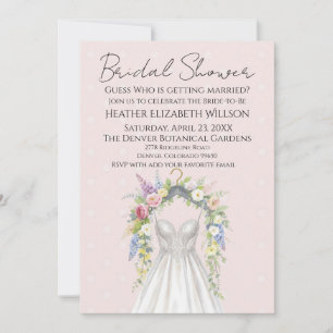Spring Floral Bridal Shower Invitation