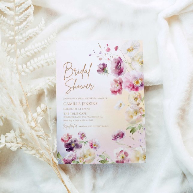 Spring Floral Bridal Shower Invitation (Creator Uploaded)