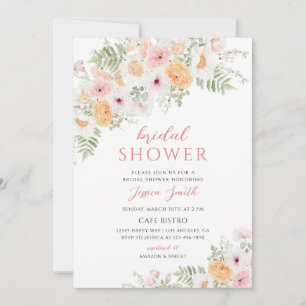 Spring Floral Bridal Shower Invitation
