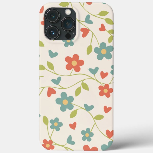Spring Floral Case-Mate iPhone Case (Back)