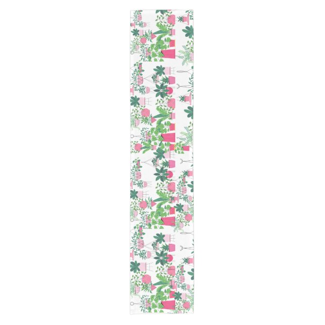 Spring Floral Decor Short Table Runner (Front)
