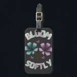 Spring Floral Design Pastel Cottagecore  Luggage Tag<br><div class="desc">A beautiful spring-inspired floral design featuring the phrase “Bloom Softly” with pastel flowers and butterflies. This artwork reflects the freshness of spring,  blooming nature,  and soft aesthetic vibes.

Perfect for gifts,  apparel,  and accessories during the spring season.</div>