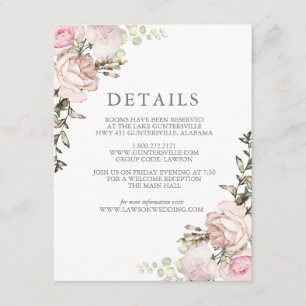 Spring Floral Details Card
