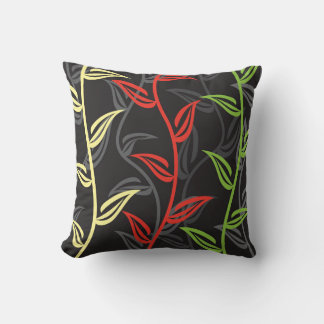 Spring Floral Garden Throw Pillow