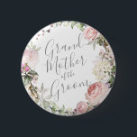 Spring Floral Mother of the Groom Button<br><div class="desc">Custom</div>