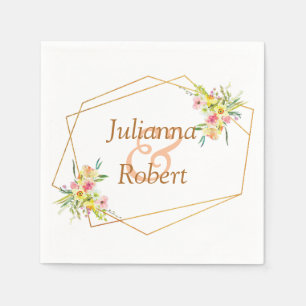 Spring floral  napkins