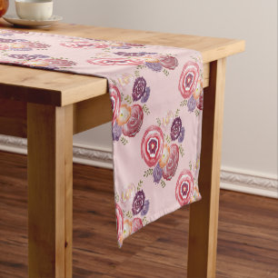 Spring Floral Pattern Table Runner
