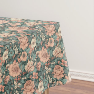 Spring Floral Pattern Tablecloth