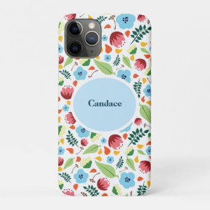 Spring Floral Personalized  iPhone 11 Pro Case