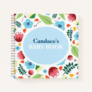 Spring Floral Personalized Notebook