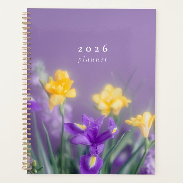 Spring Floral Planner (Front)