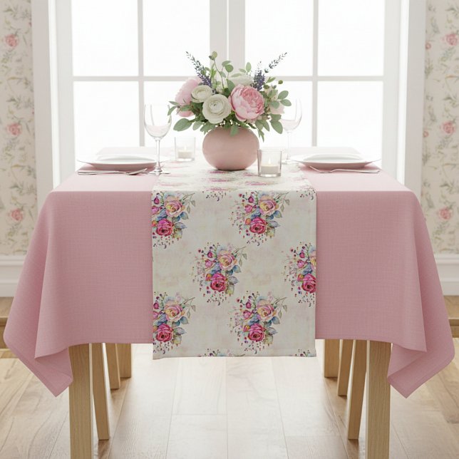 Spring floral  short table runner (Creator Uploaded)