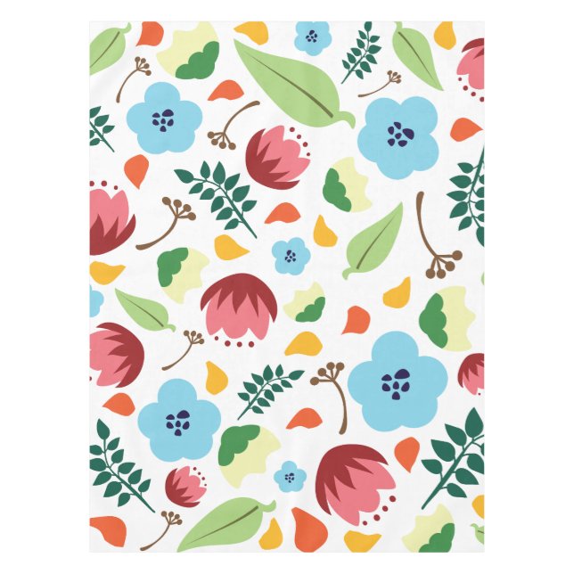 Spring Floral  Tablecloth (Front)