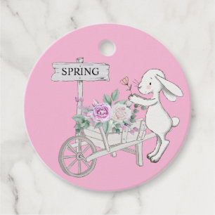 Spring Floral Thank You Favour Tags