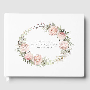 Spring Floral Wedding Guest Book