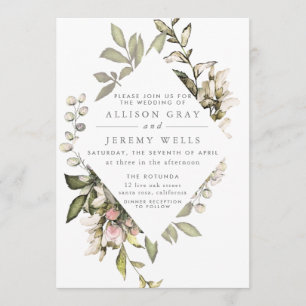 Spring Floral Wedding Invitation