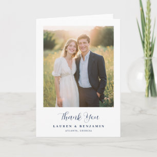 Spring Floral Wedding Thank You Card