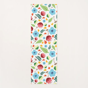 Spring Floral Yoga Mat