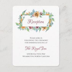 Spring Florals Enclosure Card