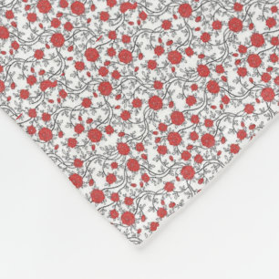 Spring Florals Fleece Blanket