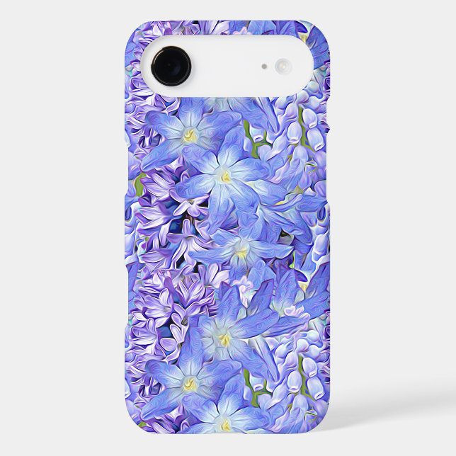 Spring Florals in Lavender and Blue Case-Mate iPhone Case (Back)