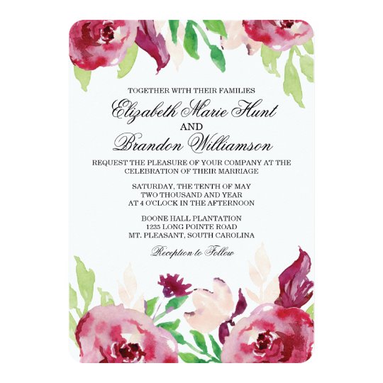 Spring Florals | Invitation