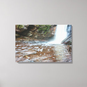 Spring Flow at Hungarian Falls – Upper Peninsula Canvas Print