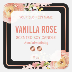 Spring Flower Arrangements Product Labels